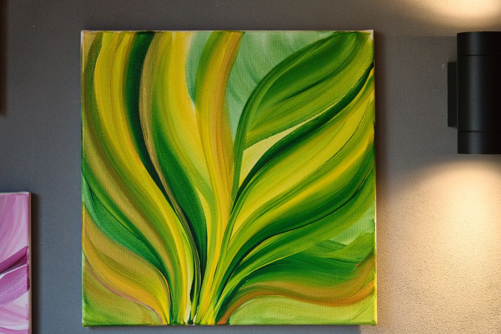 Abstract Leaves - žlutozelená varianta