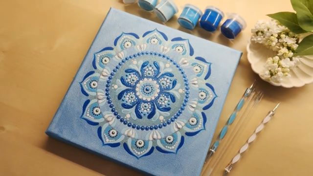 Modrá mandala