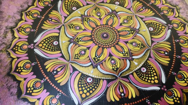 Růžová Mandala