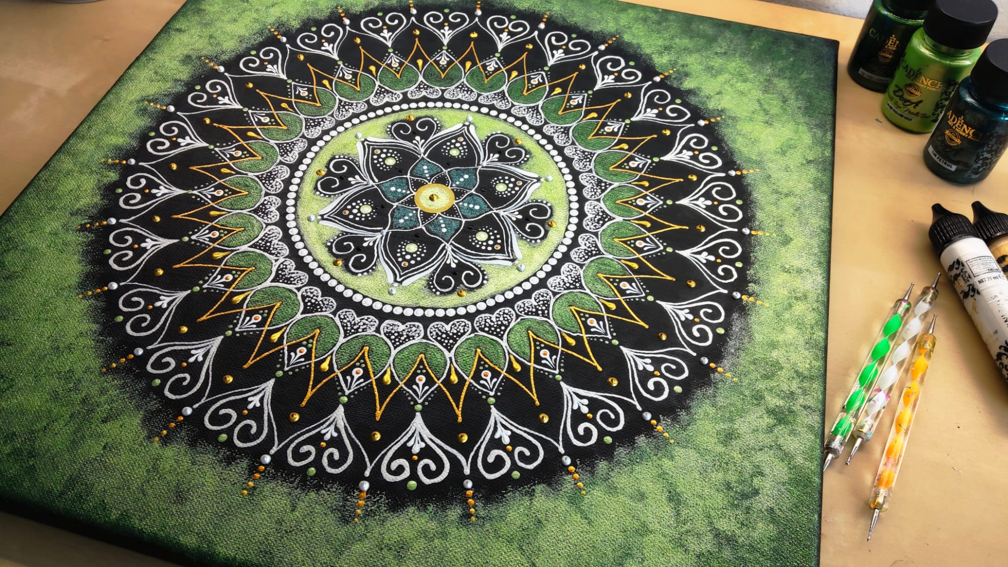 Zelená Mandala