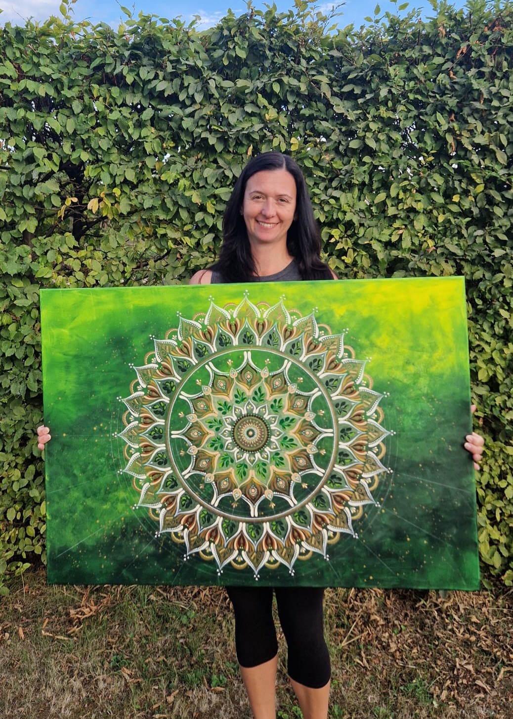 Mandala "Síla přírody" (100x70cm)