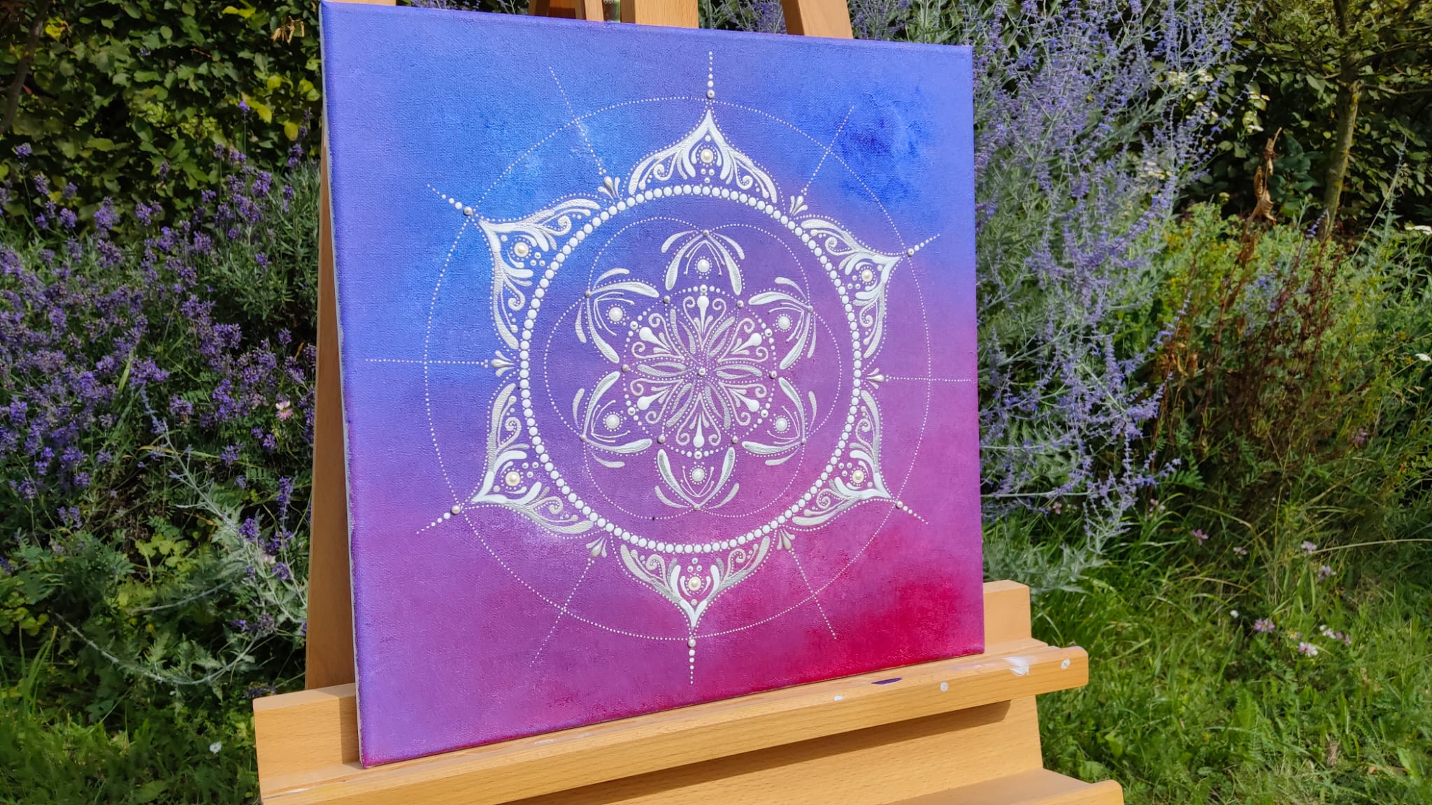 Mandala "Nekonečno ve vesmíru" (40x40cm)