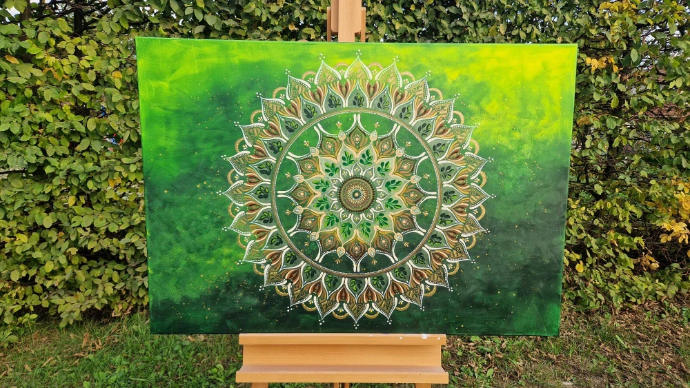 Mandala "Síla přírody" (100x70cm)