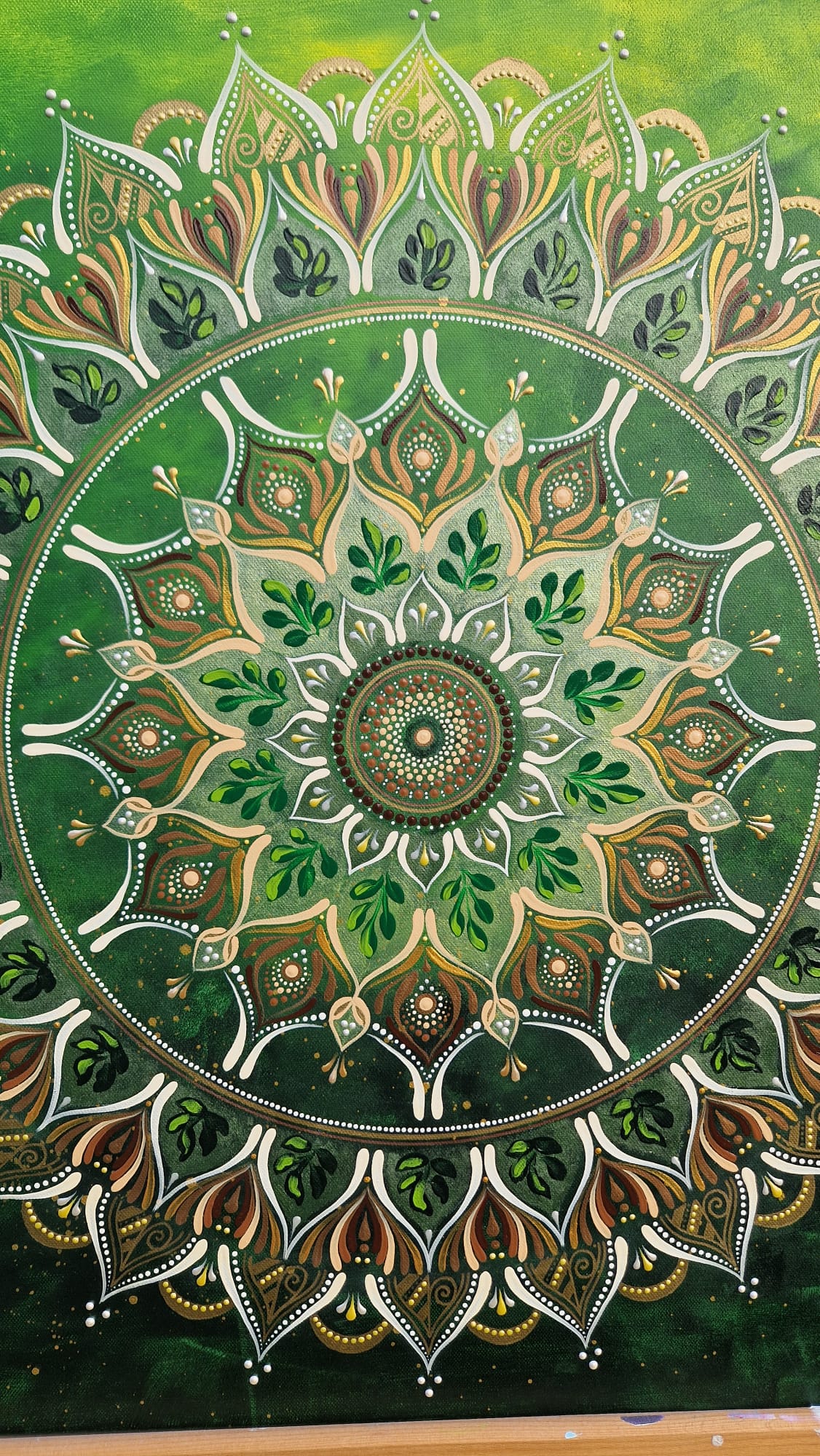Mandala "Síla přírody" (100x70cm)