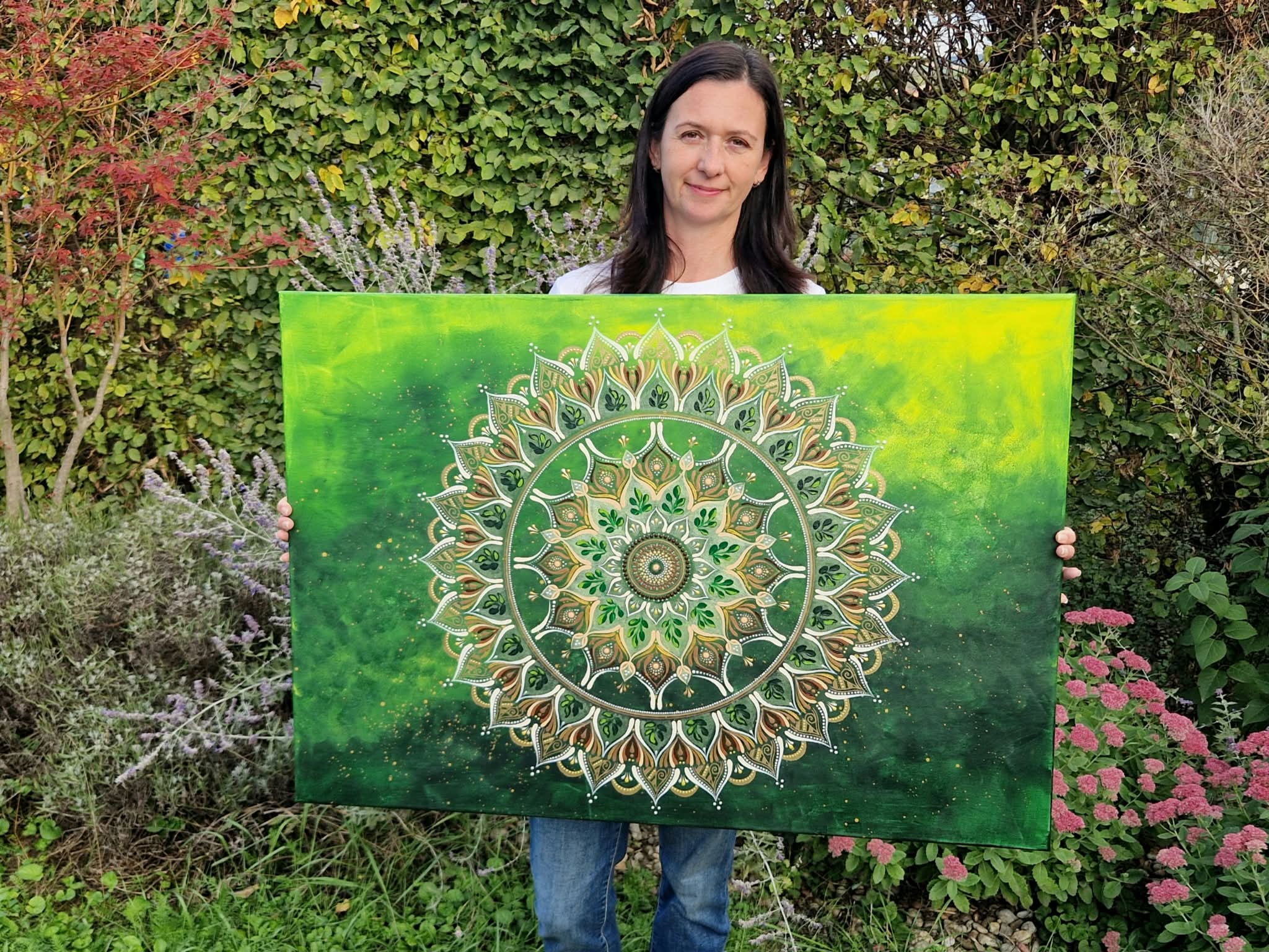 Mandala "Síla přírody" (100x70cm)
