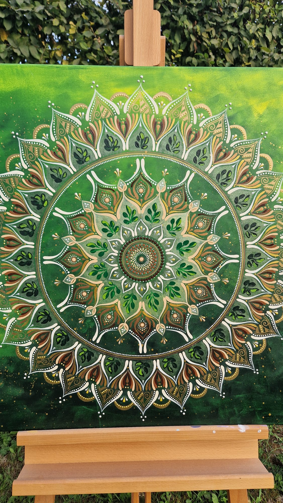 Mandala "Síla přírody" (100x70cm)